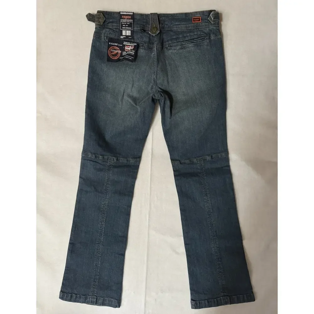 VIGOSS Women’s Modern Classic Style P3078 Pockets Sz 13/14 Low Waisted Fit Jeans